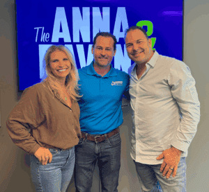 Robert Barnett Hypnotherapist for Performance Improvement on The Anna & Raven Morning Show